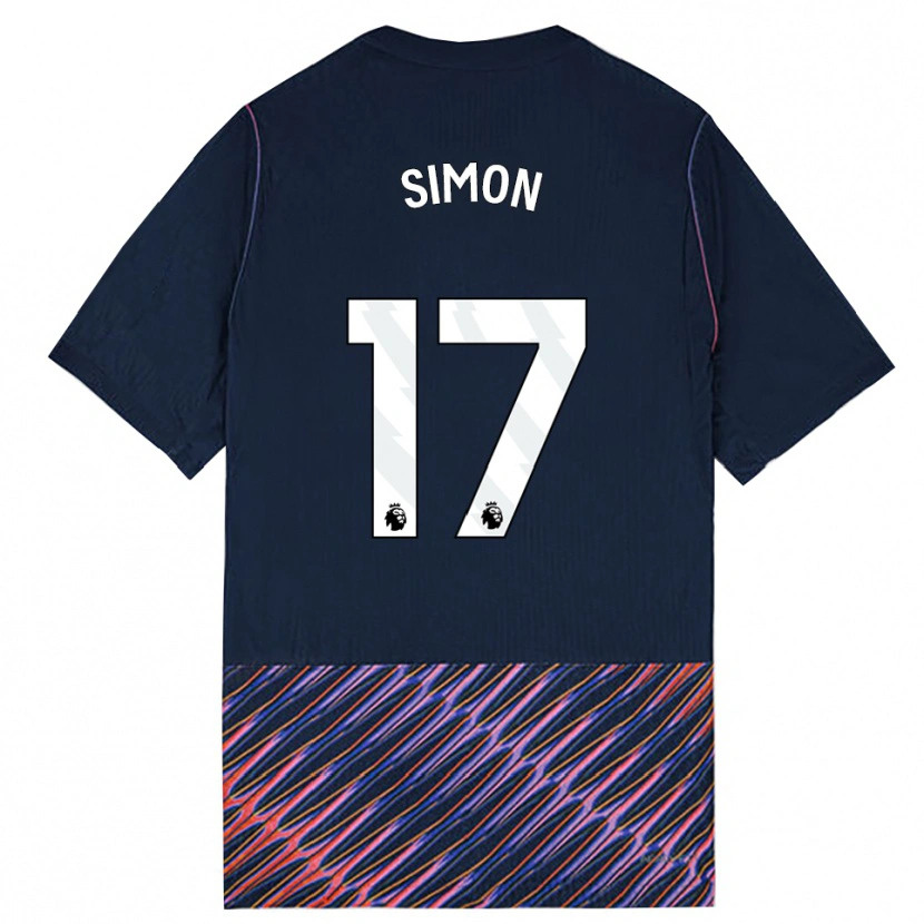 Danxen Men Kyah Simon #17 Royal Blue White Away Jersey 2026/27 T-Shirt
