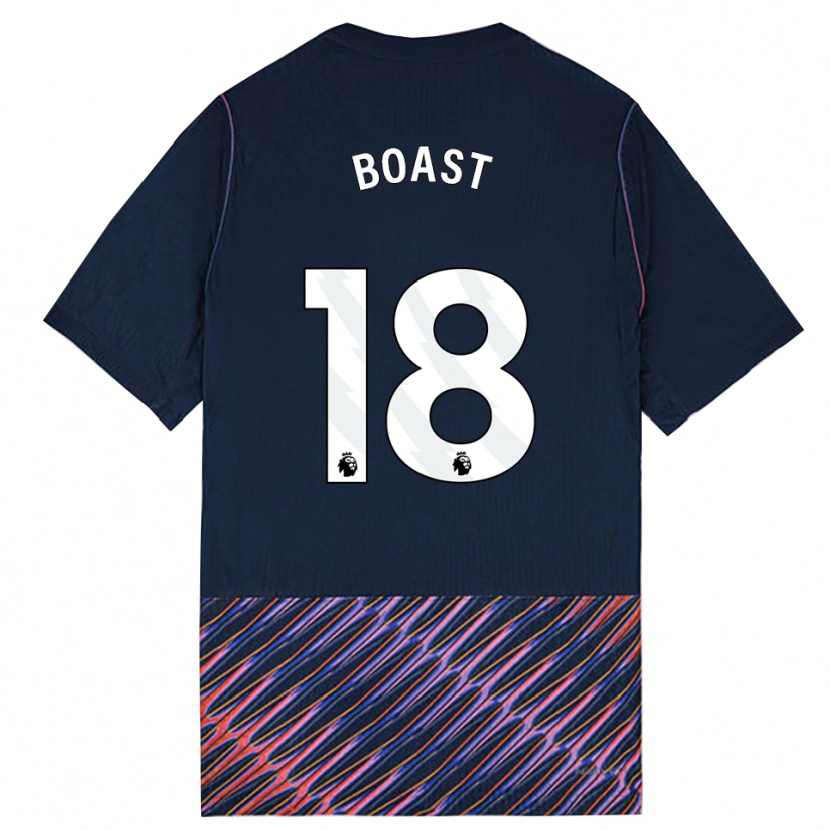 Danxen Men Oliver Boast #18 Royal Blue White Away Jersey 2026/27 T-Shirt