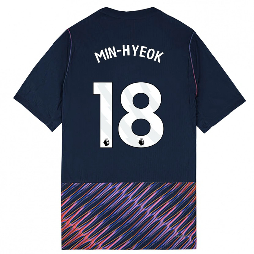 Danxen Men Min-Hyeok Yang #18 Royal Blue White Away Jersey 2026/27 T-Shirt