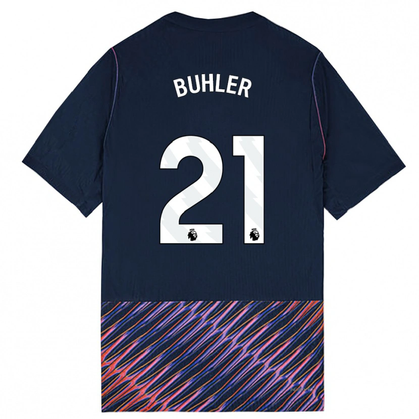 Danxen Men Luana Bühler #21 Royal Blue White Away Jersey 2026/27 T-Shirt