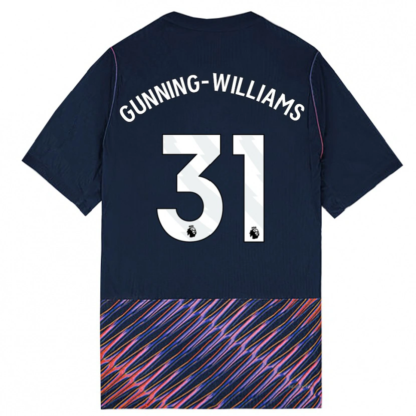 Danxen Men Lenna Gunning-Williams #31 Royal Blue White Away Jersey 2026/27 T-Shirt