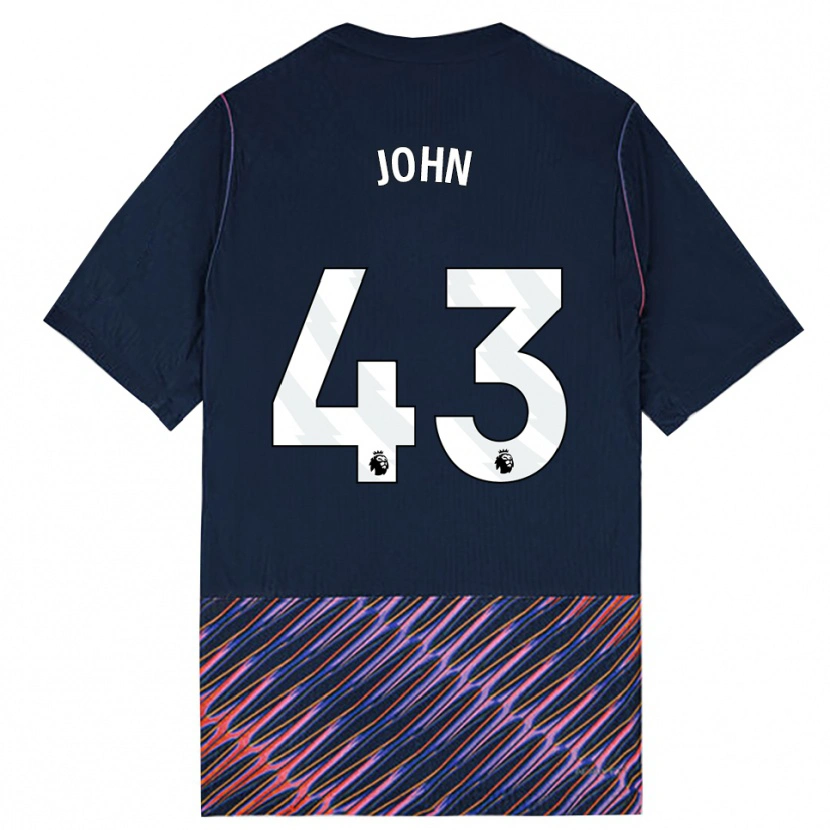 Danxen Men Nile John #43 Royal Blue White Away Jersey 2026/27 T-Shirt