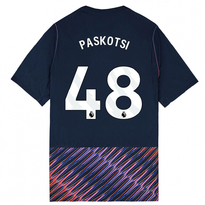 Danxen Men Maksim Paskotsi #48 Royal Blue White Away Jersey 2026/27 T-Shirt