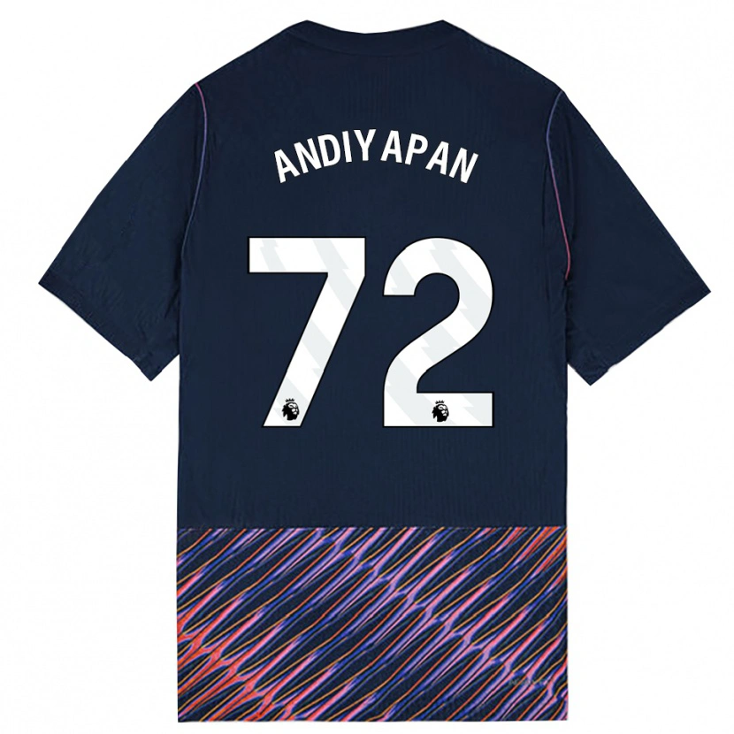 Danxen Men William Andiyapan #72 Royal Blue White Away Jersey 2026/27 T-Shirt