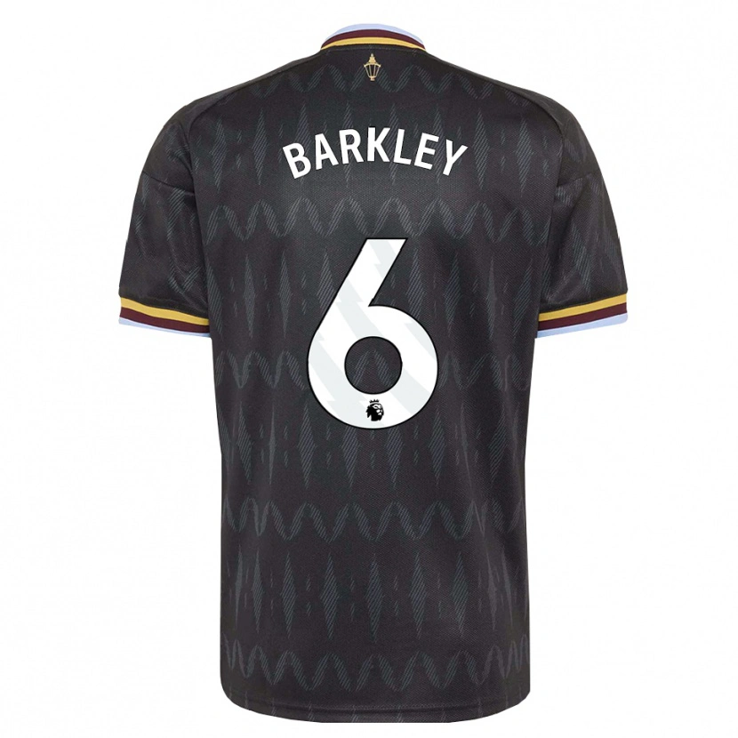 Danxen Men Ross Barkley #6 Cornflower Blue Black Yellow Away Jersey 2026/27 T-Shirt