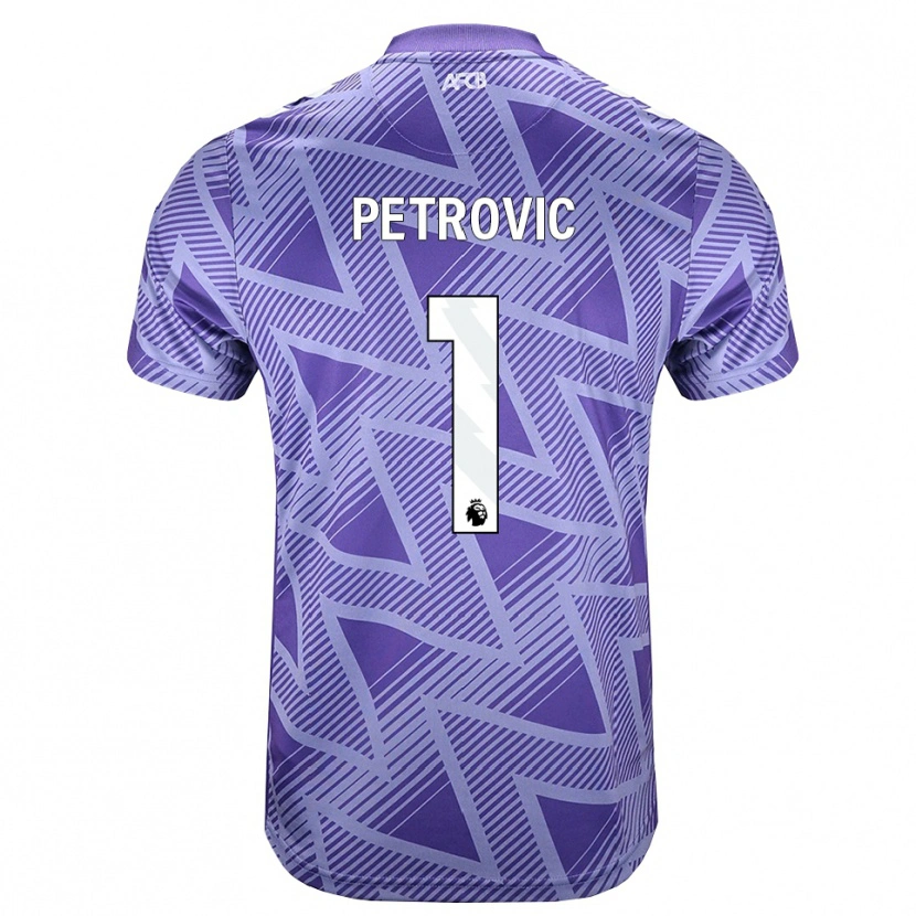 Danxen Men Djordje Petrovic #1 Palevioletred White Away Jersey 2026/27 T-Shirt