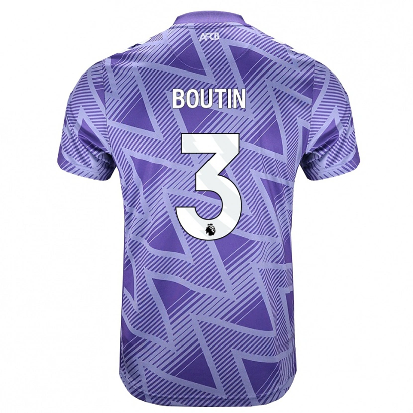 Danxen Men Noa Boutin #3 Palevioletred White Away Jersey 2026/27 T-Shirt