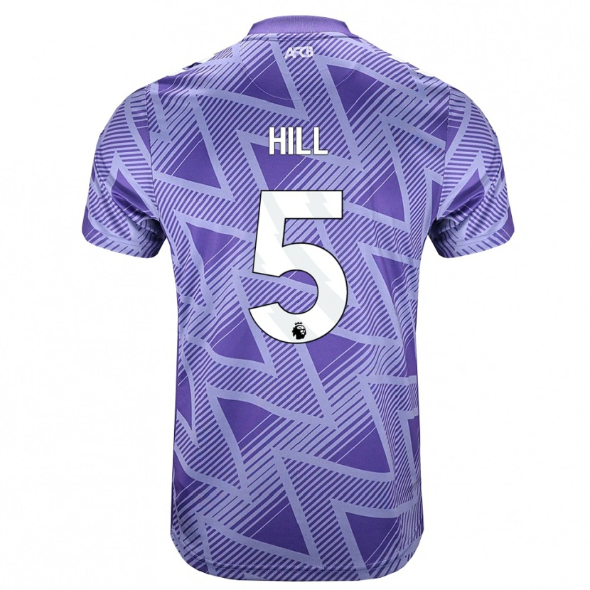 Danxen Men James Hill #5 Palevioletred White Away Jersey 2026/27 T-Shirt