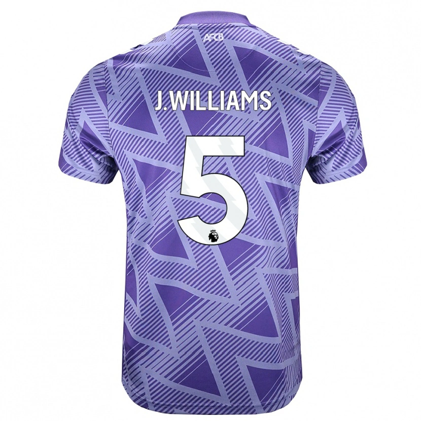 Danxen Men Jay Williams #5 Palevioletred White Away Jersey 2026/27 T-Shirt