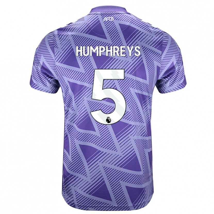 Danxen Men Holly Humphreys #5 Palevioletred White Away Jersey 2026/27 T-Shirt