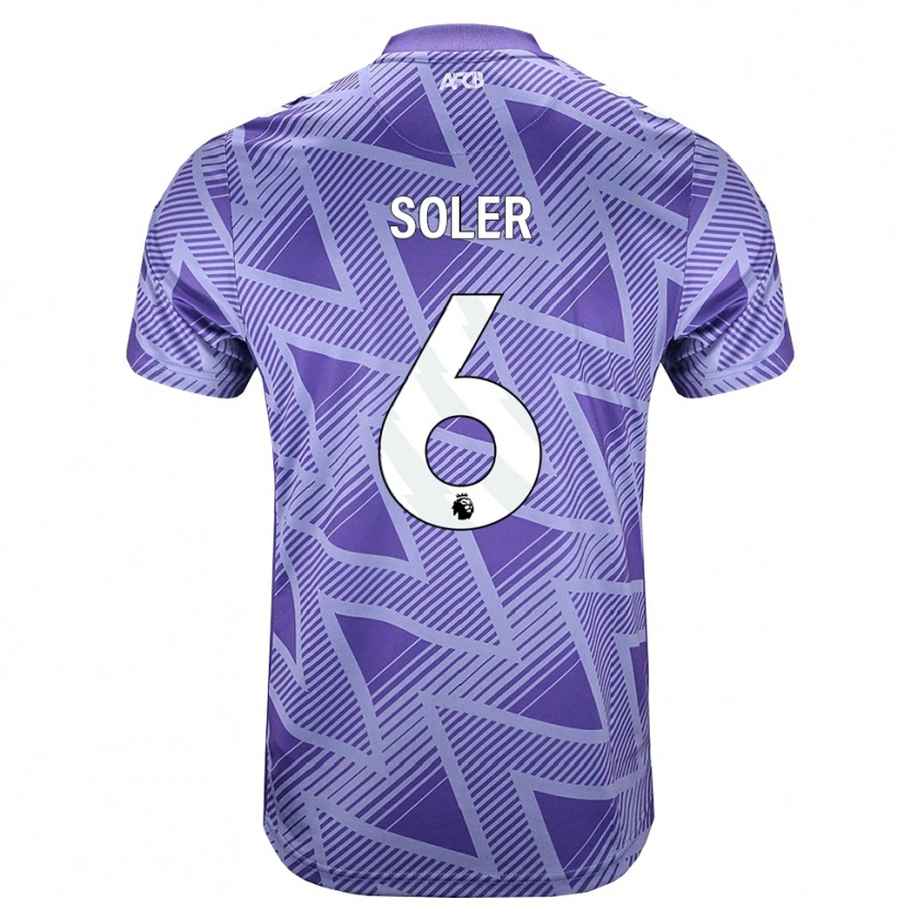 Danxen Men Julio Soler #6 Palevioletred White Away Jersey 2026/27 T-Shirt
