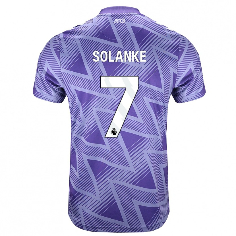 Danxen Men Ade Solanke #7 Palevioletred White Away Jersey 2026/27 T-Shirt