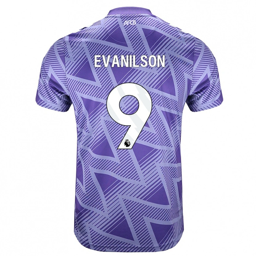 Danxen Men Francisco Evanilson De Lima Barbosa #9 Palevioletred White Away Jersey 2026/27 T-Shirt