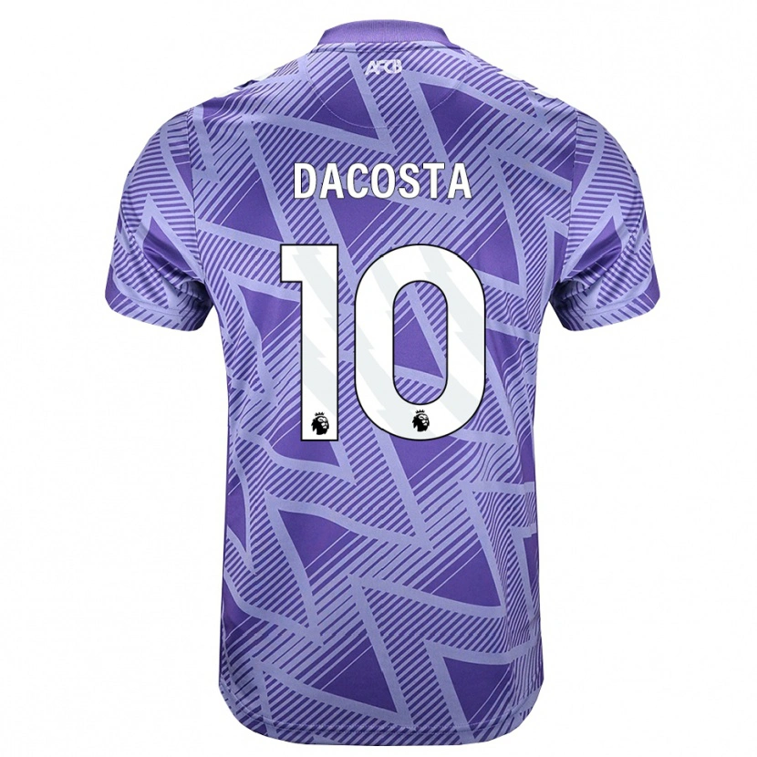 Danxen Men Michael Dacosta #10 Palevioletred White Away Jersey 2026/27 T-Shirt