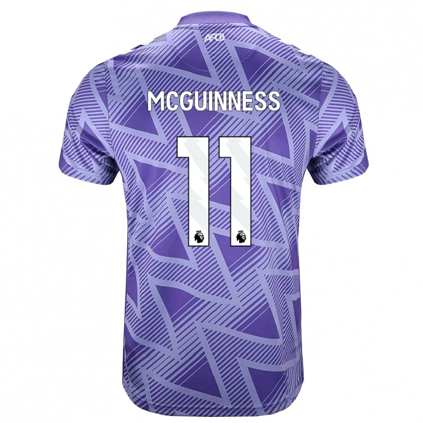 Danxen Men Gemma Mcguinness #11 Palevioletred White Away Jersey 2026/27 T-Shirt
