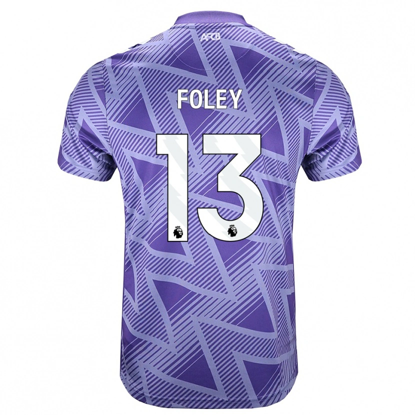 Danxen Men Erin Foley #13 Palevioletred White Away Jersey 2026/27 T-Shirt