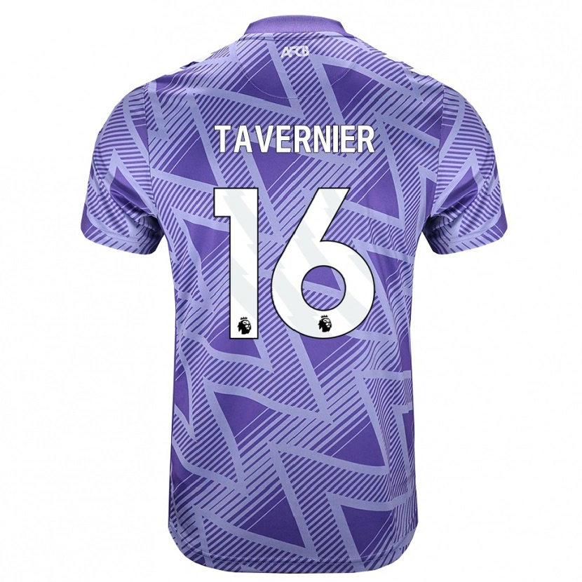 Danxen Men Marcus Tavernier #16 Palevioletred White Away Jersey 2026/27 T-Shirt