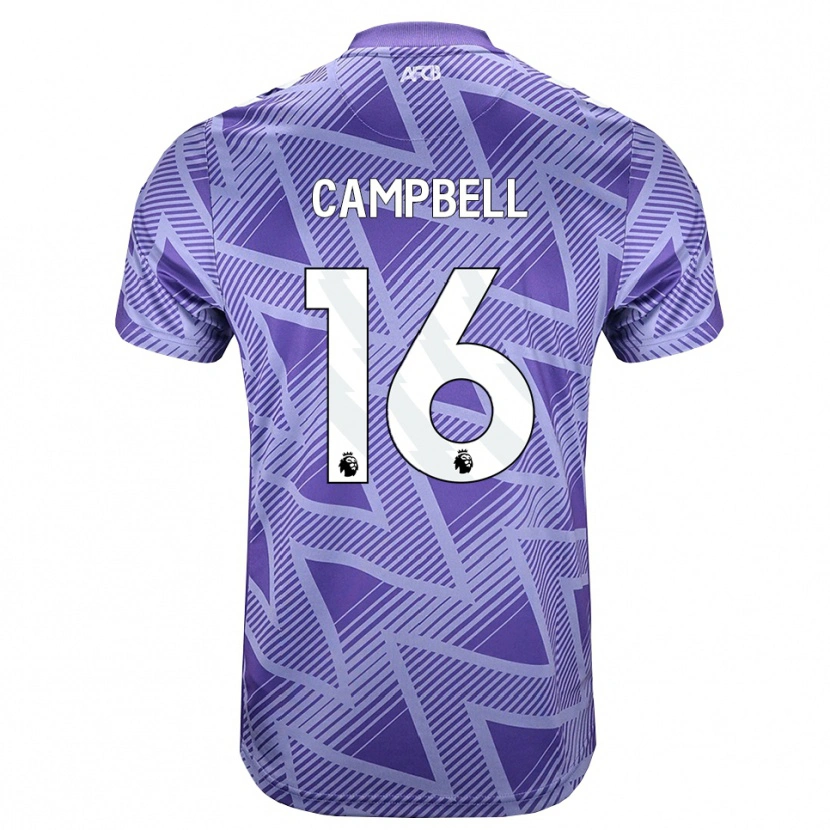 Danxen Men Zhaviah Campbell #16 Palevioletred White Away Jersey 2026/27 T-Shirt