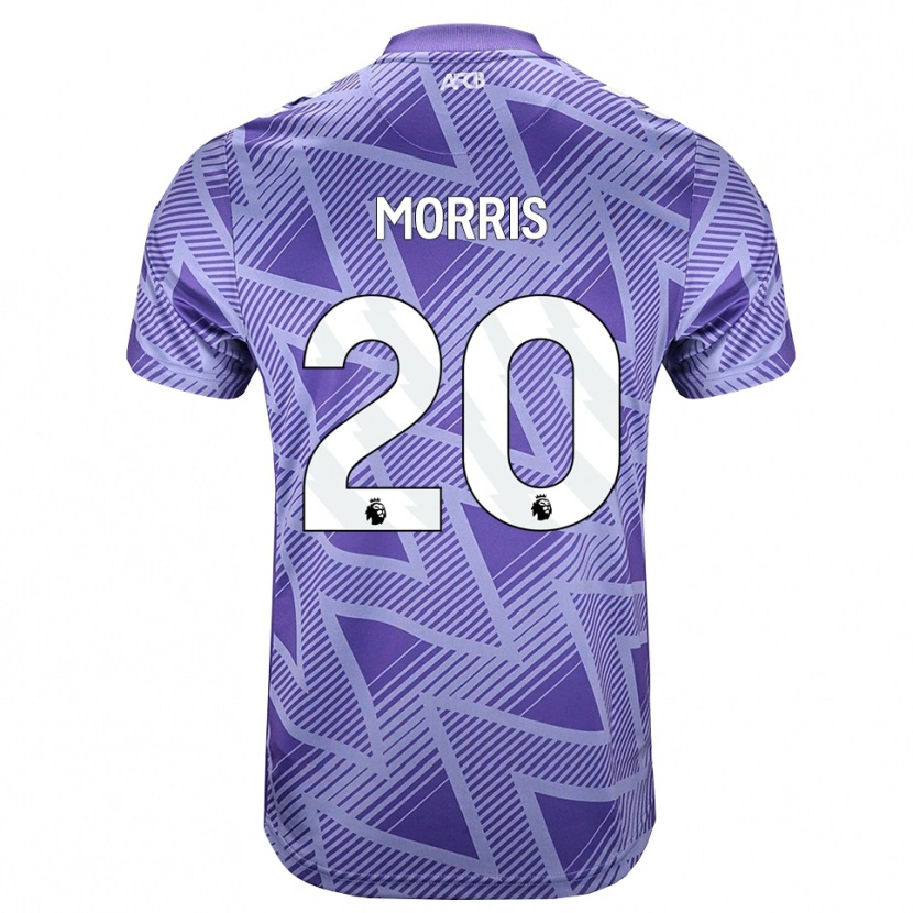 Danxen Men Caitlin Morris #20 Palevioletred White Away Jersey 2026/27 T-Shirt