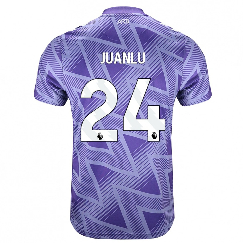 Danxen Men Juanlu Sánchez #24 Palevioletred White Away Jersey 2026/27 T-Shirt
