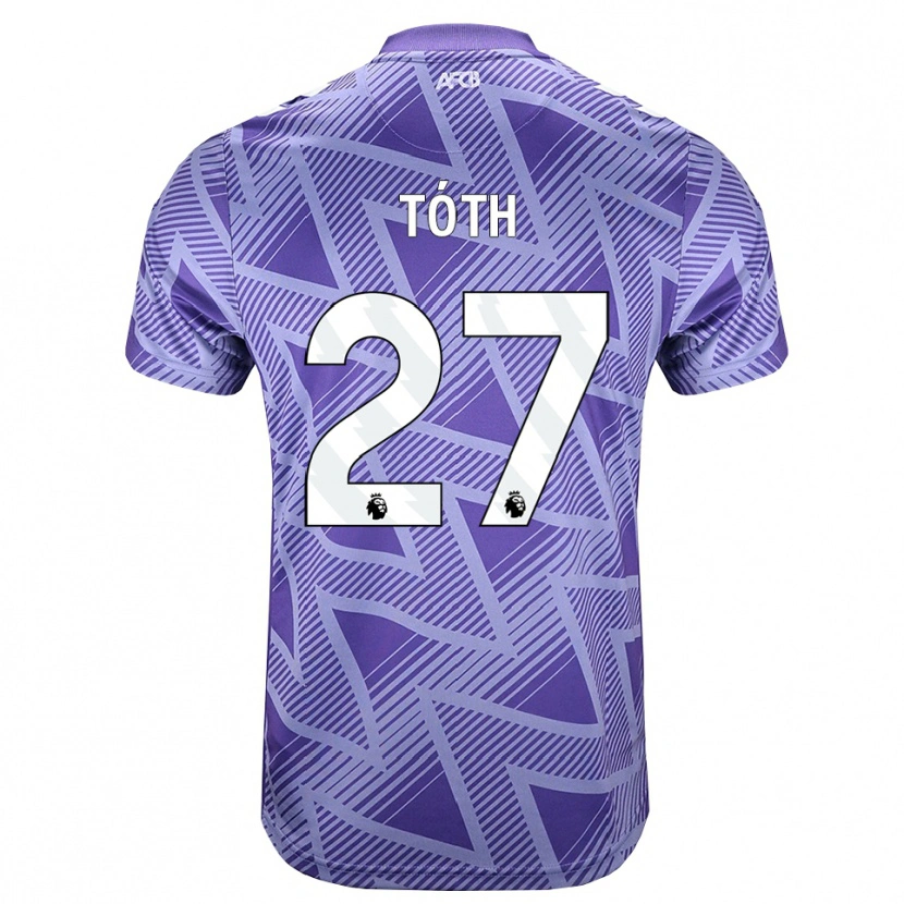 Danxen Men Alex Tóth #27 Palevioletred White Away Jersey 2026/27 T-Shirt