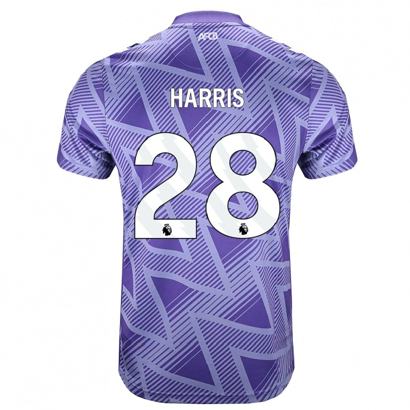 Danxen Men Charlotte Harris #28 Palevioletred White Away Jersey 2026/27 T-Shirt