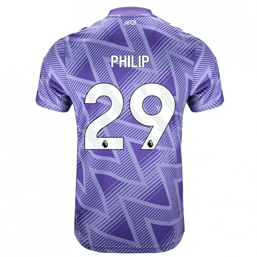 Danxen Men Philip Billing #29 Palevioletred White Away Jersey 2026/27 T-Shirt
