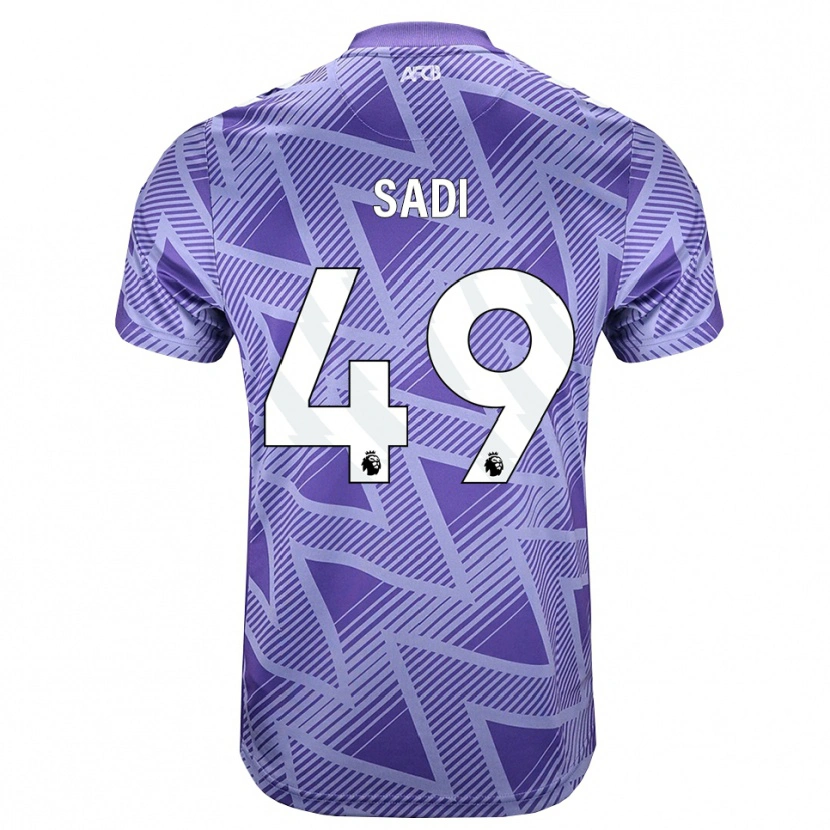 Danxen Men Dominic Sadi #49 Palevioletred White Away Jersey 2026/27 T-Shirt