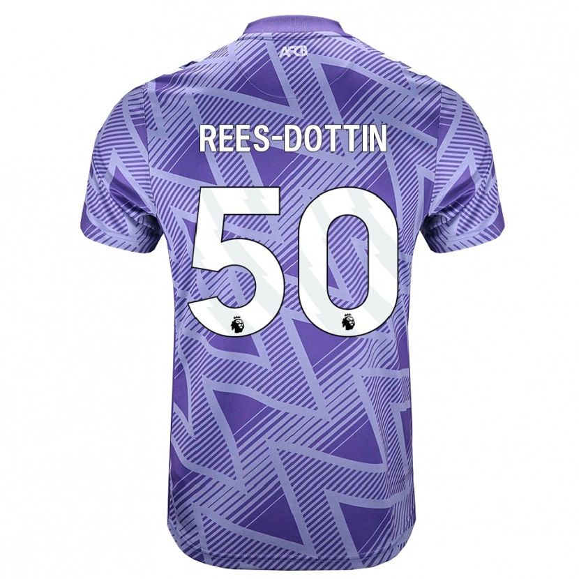 Danxen Men Remy Rees-Dottin #50 Palevioletred White Away Jersey 2026/27 T-Shirt