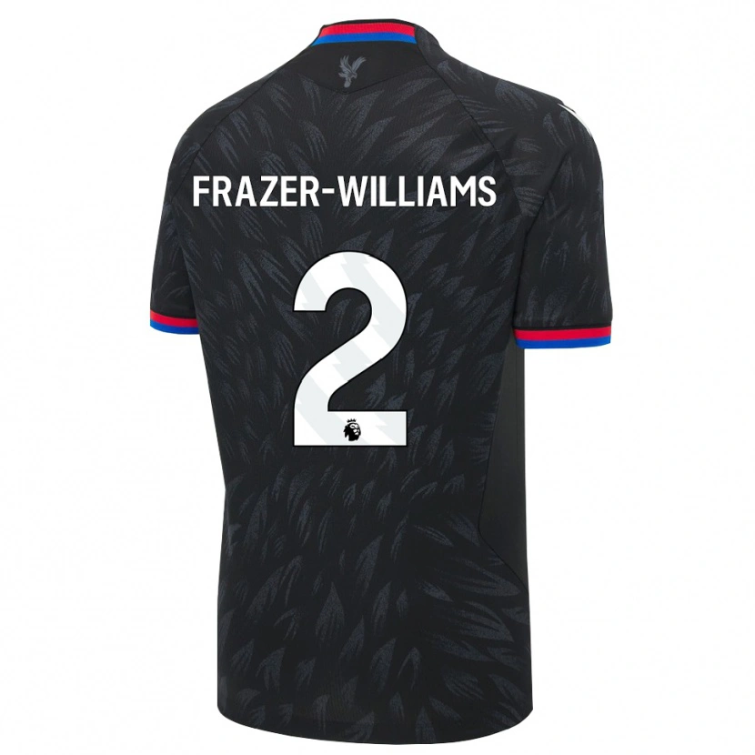 Danxen Men Khyan Frazer-Williams #2 Black Blue Red Away Jersey 2026/27 T-Shirt