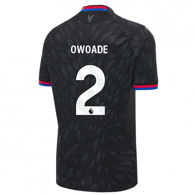 Danxen Men Daniel Owoade #2 Black Blue Red Away Jersey 2026/27 T-Shirt