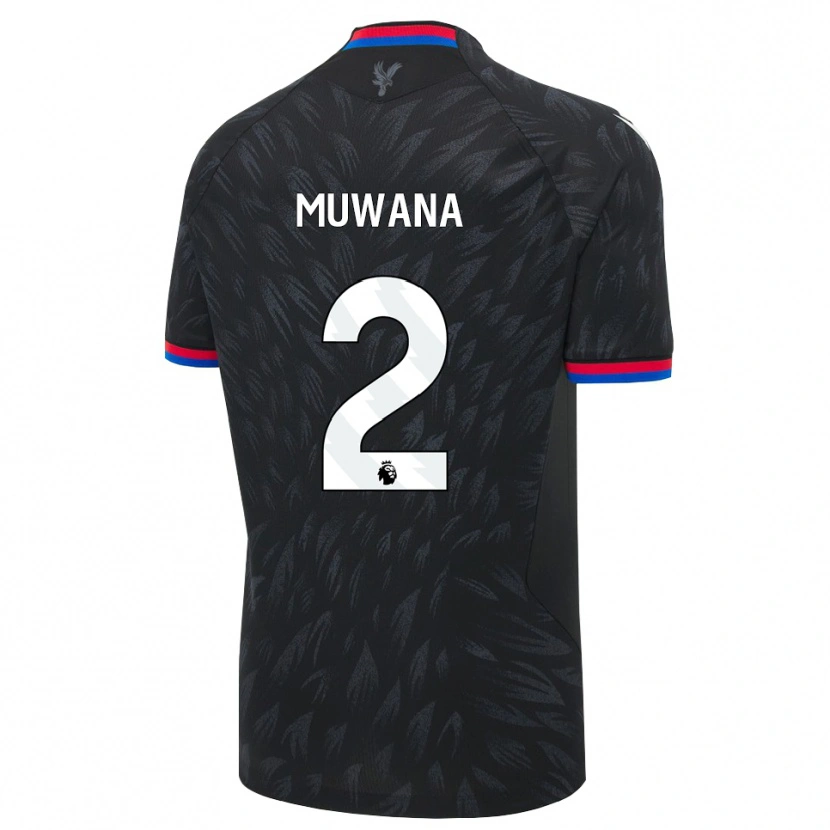 Danxen Men Joshua Muwana #2 Black Blue Red Away Jersey 2026/27 T-Shirt