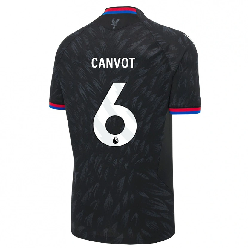 Danxen Men Jaydee Canvot #6 Black Blue Red Away Jersey 2026/27 T-Shirt