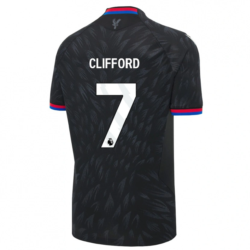 Danxen Men Charley Clifford #7 Black Blue Red Away Jersey 2026/27 T-Shirt