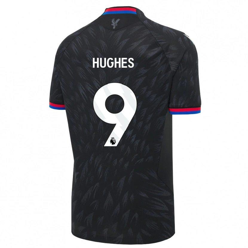 Danxen Men Elise Hughes #9 Black Blue Red Away Jersey 2026/27 T-Shirt