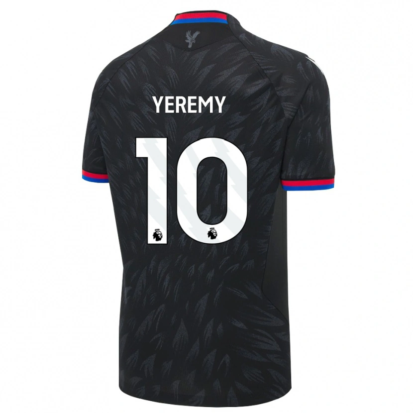 Danxen Men Yéremy Pino #10 Black Blue Red Away Jersey 2026/27 T-Shirt