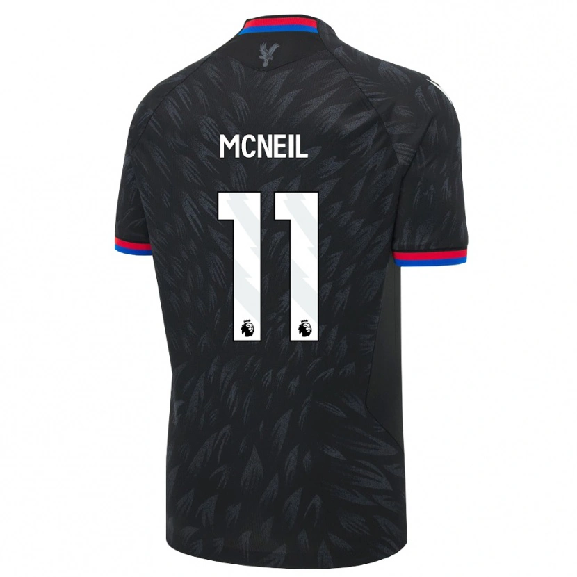 Danxen Men Dwight Mcneil #11 Black Blue Red Away Jersey 2026/27 T-Shirt