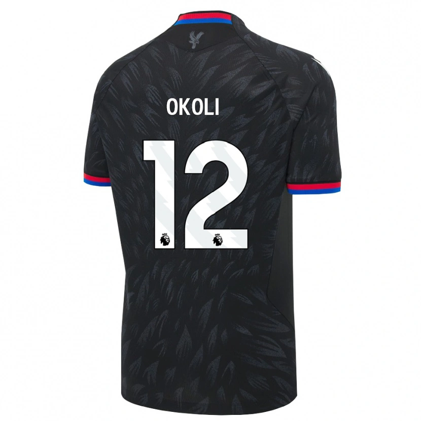 Danxen Men Chuks Okoli #12 Black Blue Red Away Jersey 2026/27 T-Shirt