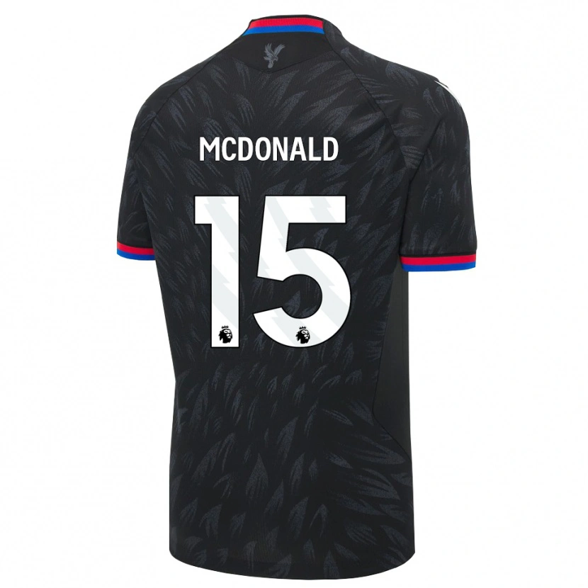 Danxen Men Jayden Mcdonald #15 Black Blue Red Away Jersey 2026/27 T-Shirt