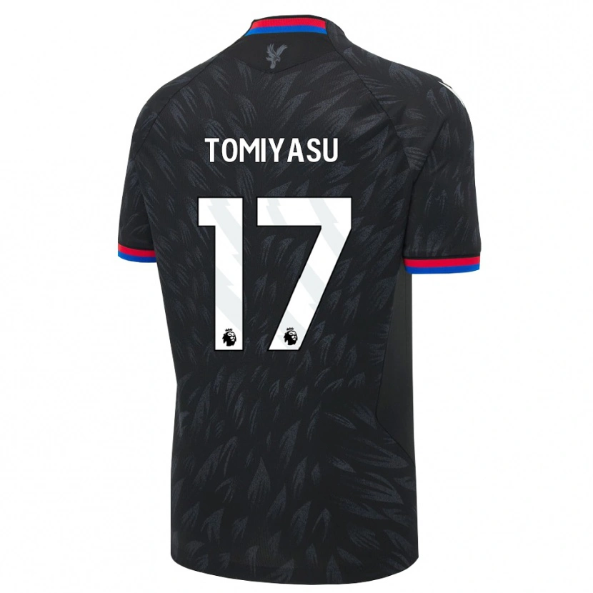 Danxen Men Takehiro Tomiyasu #17 Black Blue Red Away Jersey 2026/27 T-Shirt