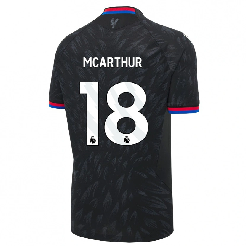 Danxen Men James Mcarthur #18 Black Blue Red Away Jersey 2026/27 T-Shirt