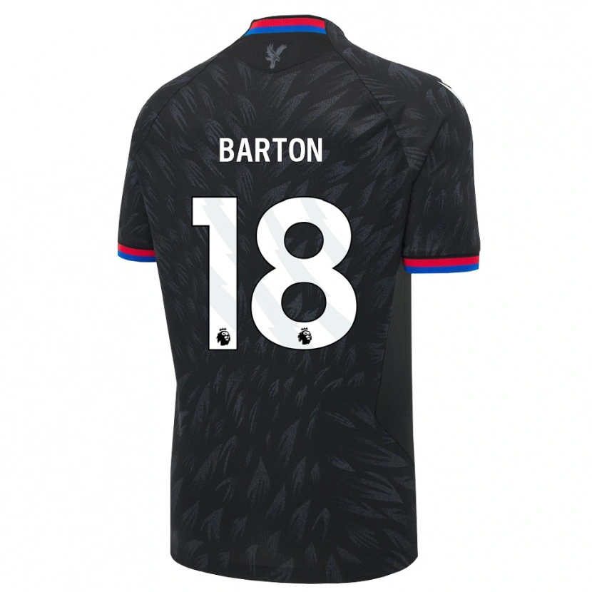 Danxen Men Kirsty Barton #18 Black Blue Red Away Jersey 2026/27 T-Shirt