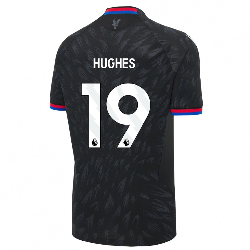 Danxen Men Will Hughes #19 Black Blue Red Away Jersey 2026/27 T-Shirt
