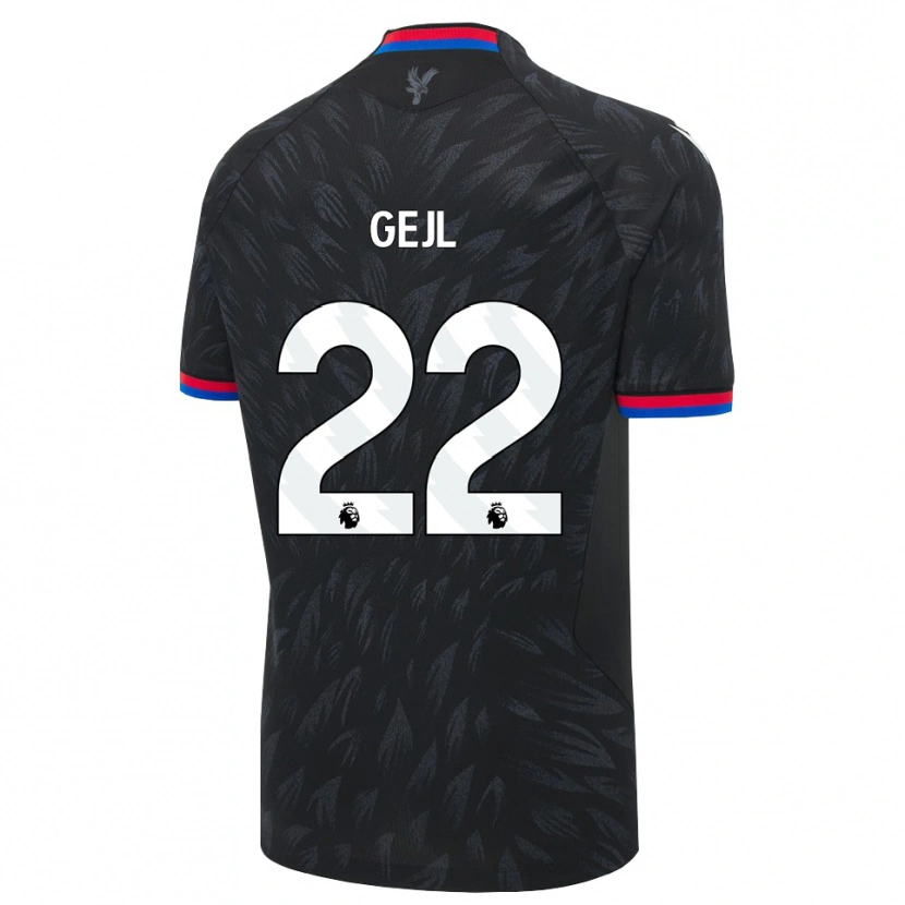 Danxen Men Mille Gejl #22 Black Blue Red Away Jersey 2026/27 T-Shirt