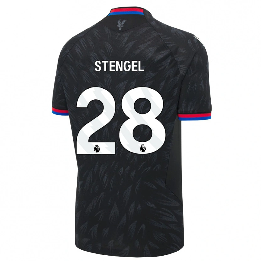 Danxen Men Katie Stengel #28 Black Blue Red Away Jersey 2026/27 T-Shirt