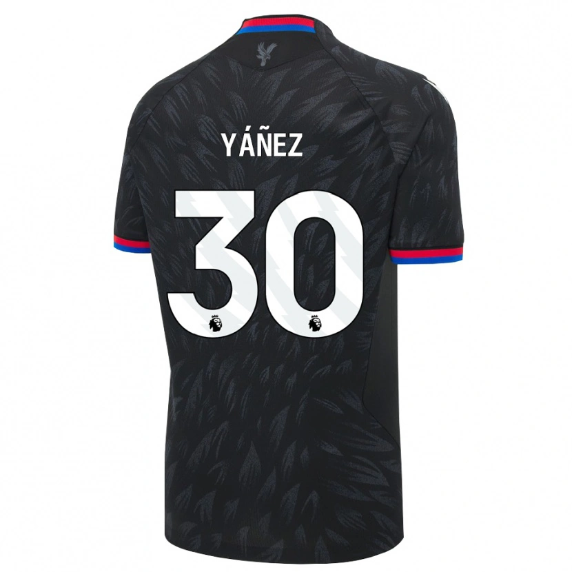 Danxen Men Shae Yáñez #30 Black Blue Red Away Jersey 2026/27 T-Shirt