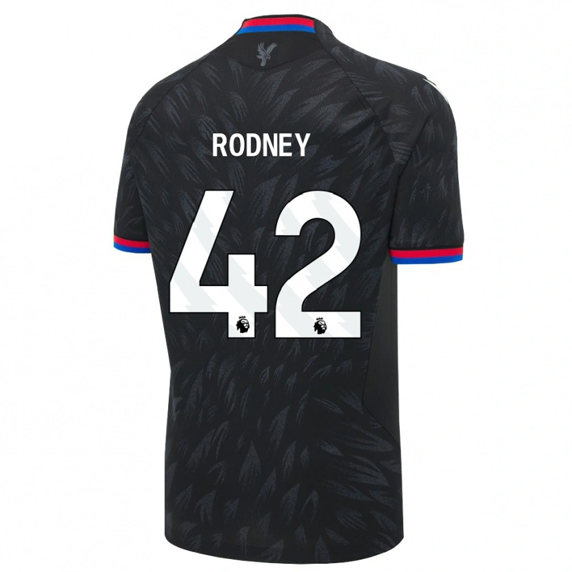 Danxen Men Kaden Rodney #42 Black Blue Red Away Jersey 2026/27 T-Shirt