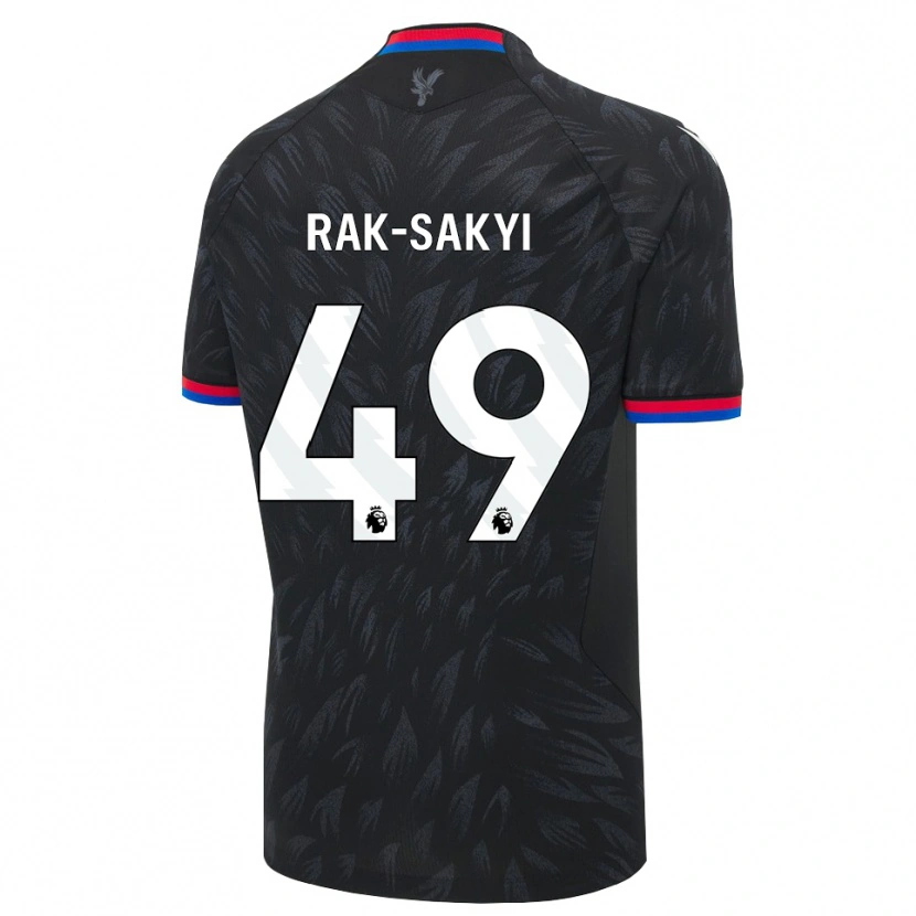 Danxen Men Jesurun Rak-Sakyi #49 Black Blue Red Away Jersey 2026/27 T-Shirt