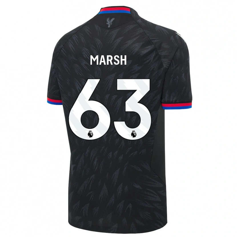 Danxen Men Zach Marsh #63 Black Blue Red Away Jersey 2026/27 T-Shirt
