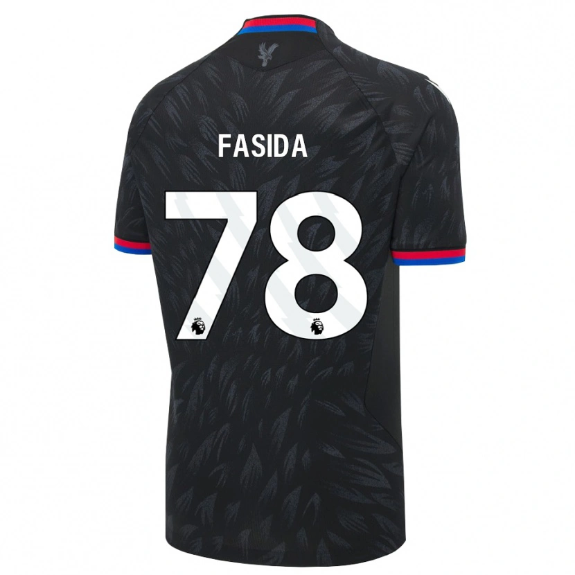 Danxen Men Jacob Fasida #78 Black Blue Red Away Jersey 2026/27 T-Shirt